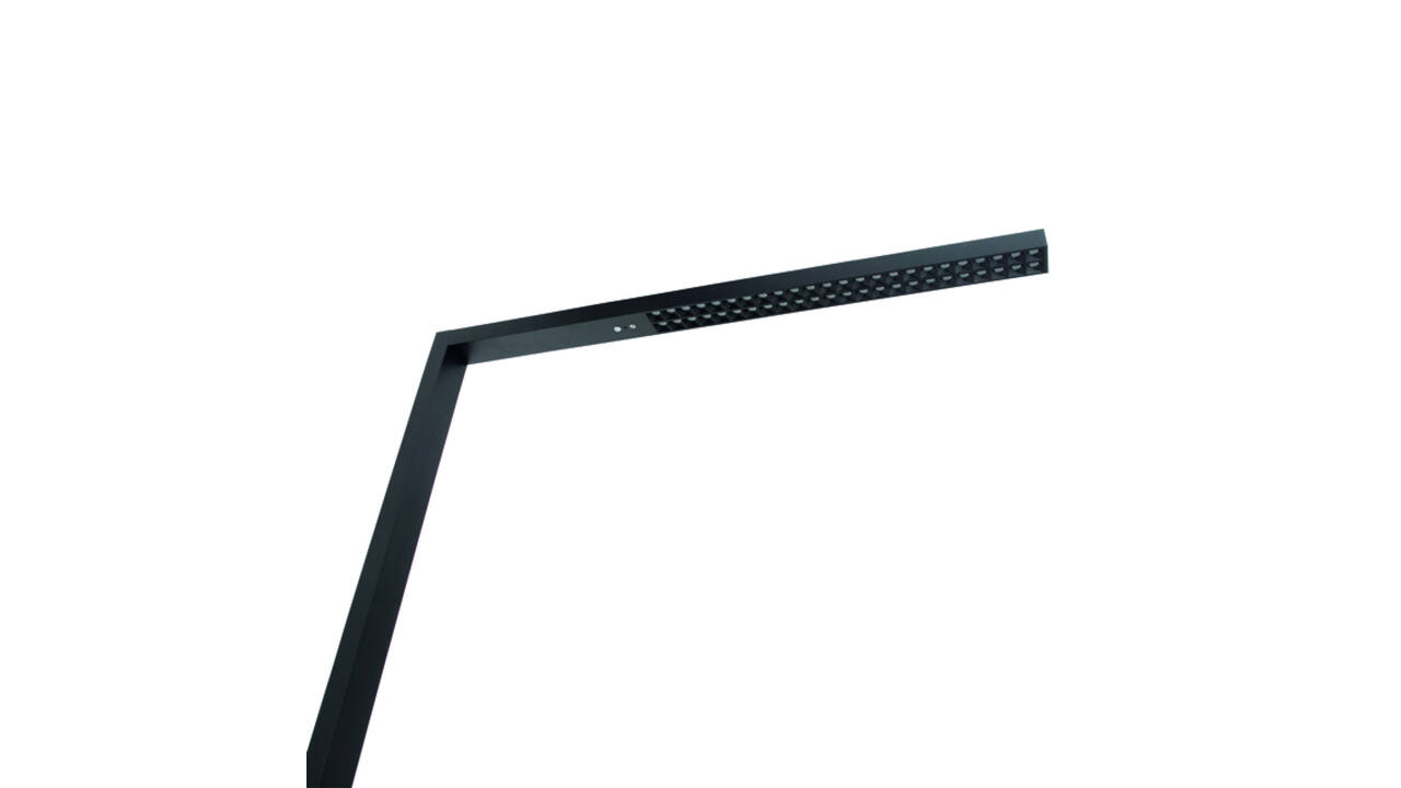 Werkpleklamp tafelklem MAUL Sirius LED beweging- daglichtsensor dimbaar zwart