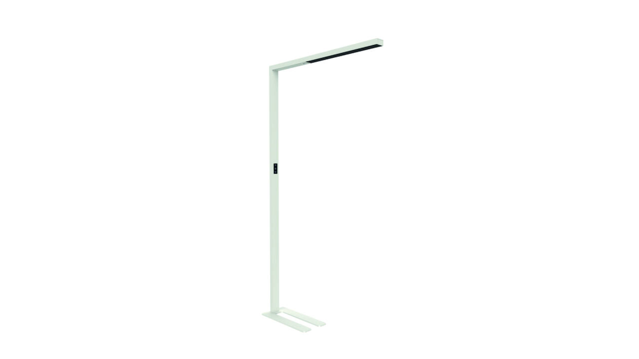 Vloerlamp MAUL Sirius LED beweging- daglichtsensor dimbaar wit