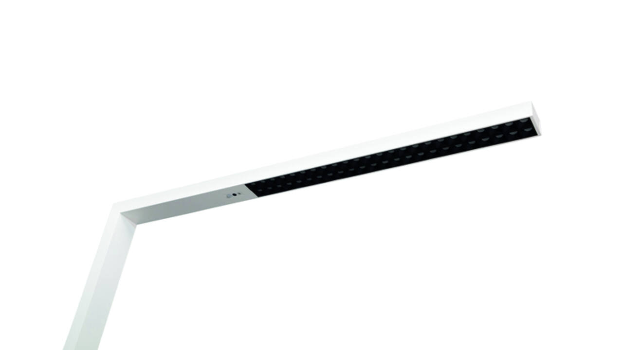 Vloerlamp MAUL Sirius LED beweging- daglichtsensor dimbaar wit