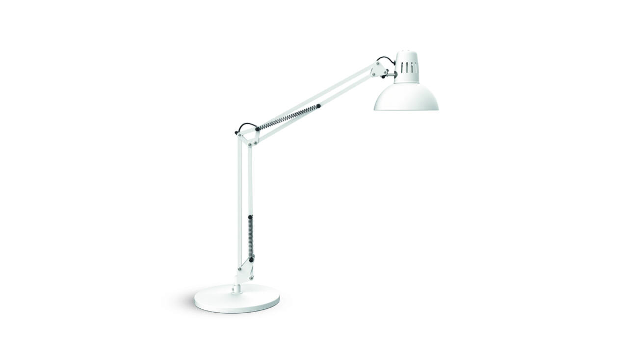 Bureaulamp MAUL Study op voet incl.LED E27 lamp wit