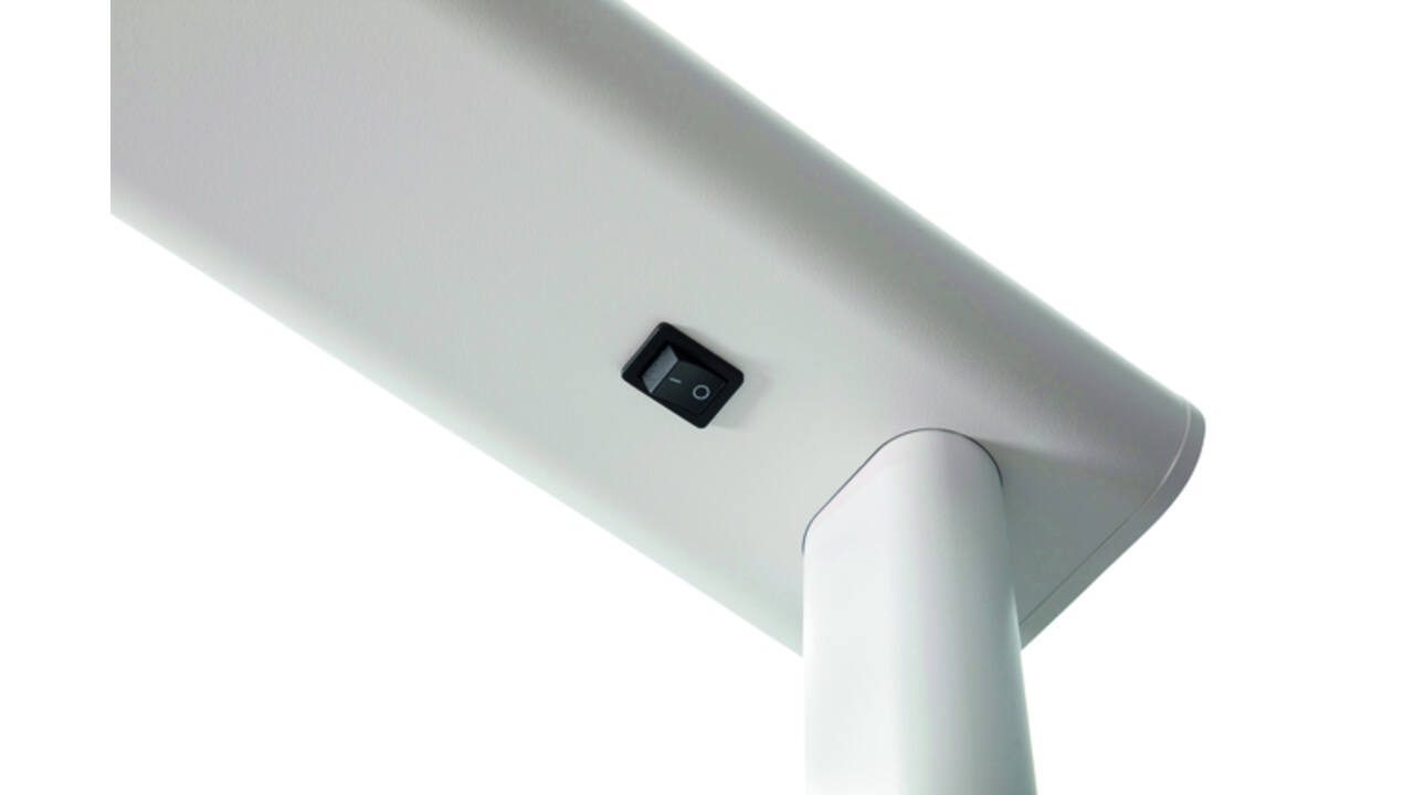 Vloerlamp MAUL Jet LED hoog 195cm wit