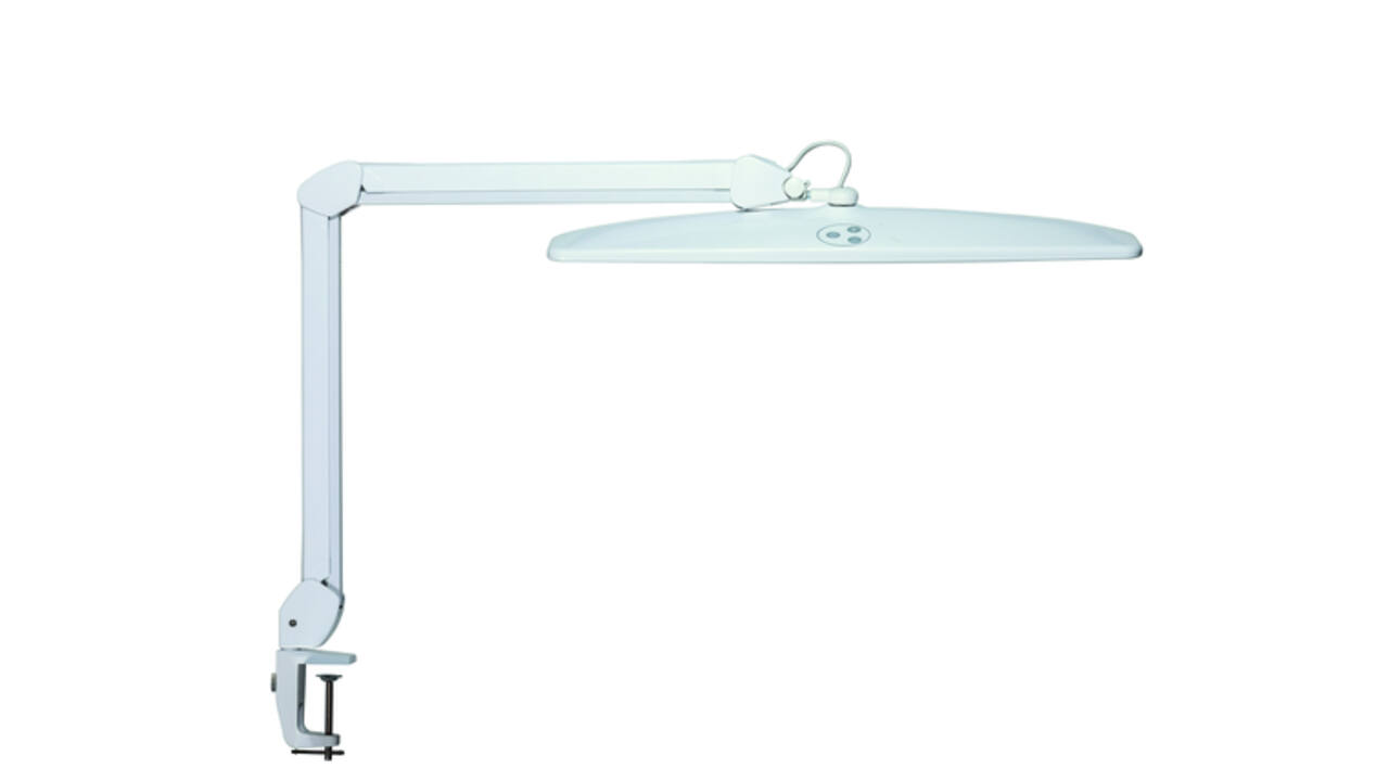 Werkpleklamp tafelklem MAUL Explore LED dimbaar wit