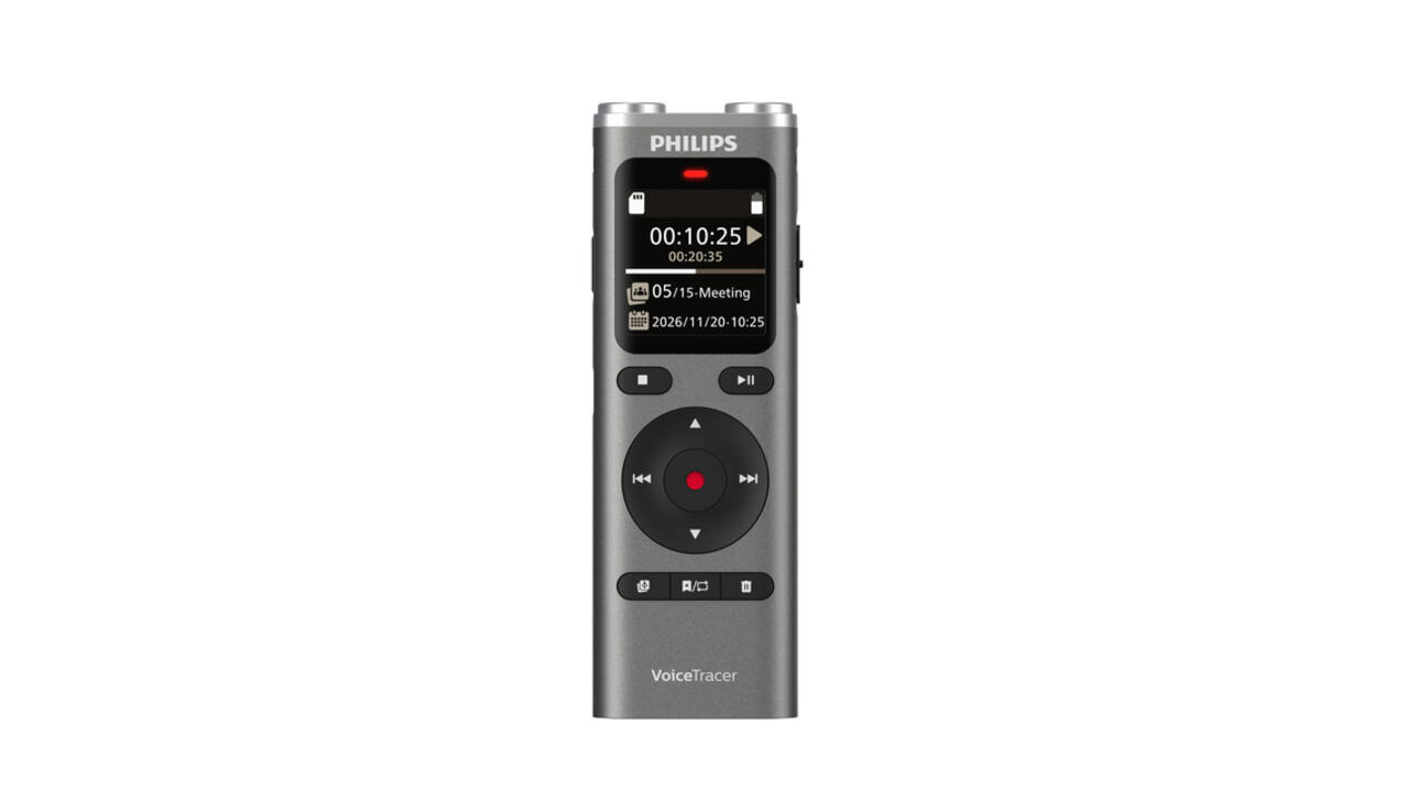 Digital voice recorder Philips DVT 2075 voor interviews