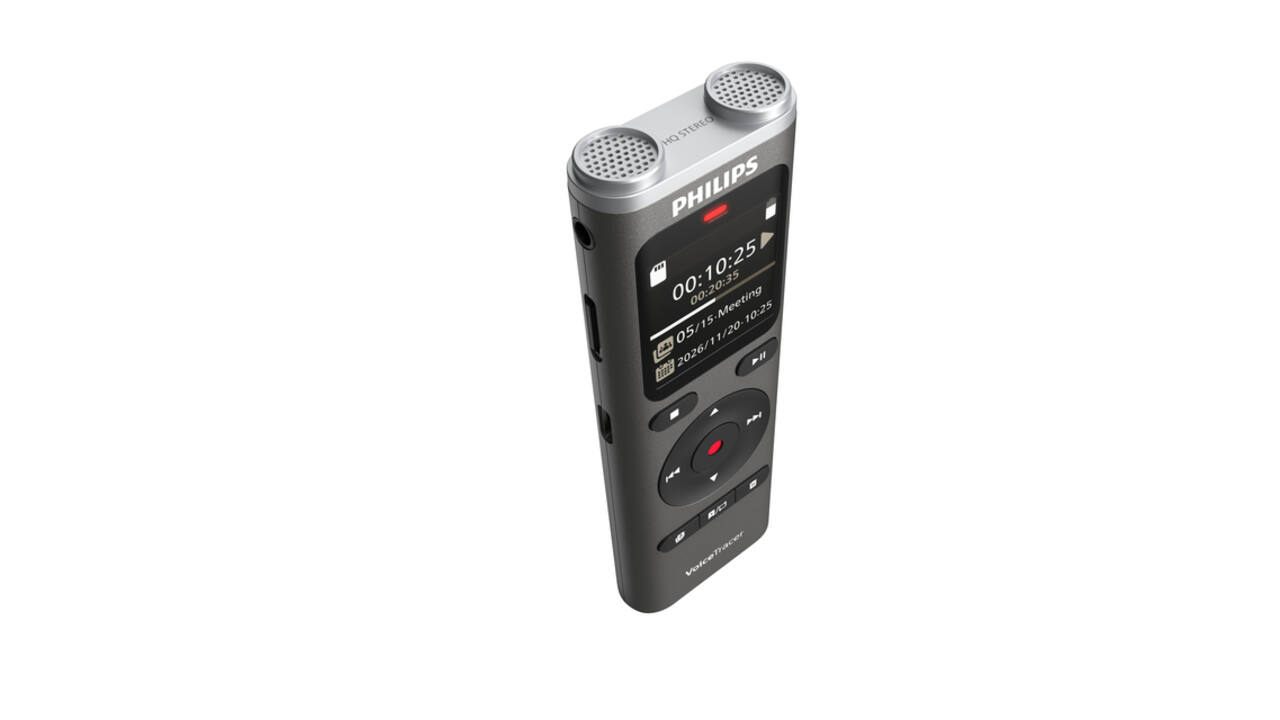 Digital voice recorder Philips DVT 2075 voor interviews