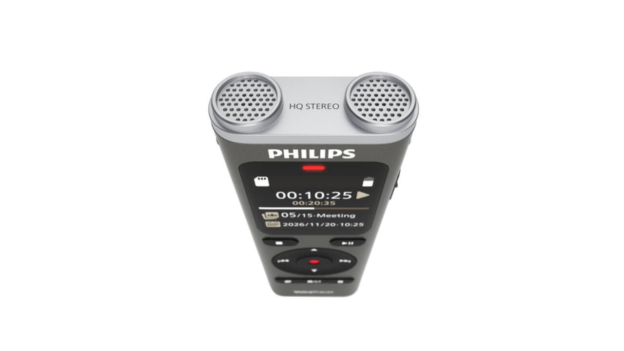Digital voice recorder Philips DVT 2075 voor interviews