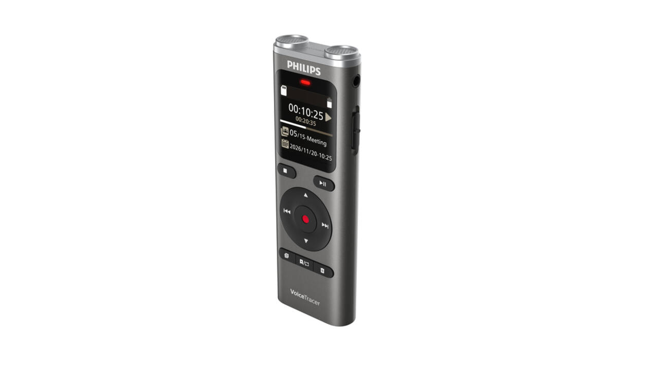 Digital voice recorder Philips DVT 2075 voor interviews