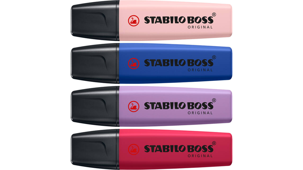 Markeerstift STABILO Boss Wildflower display klein assorti