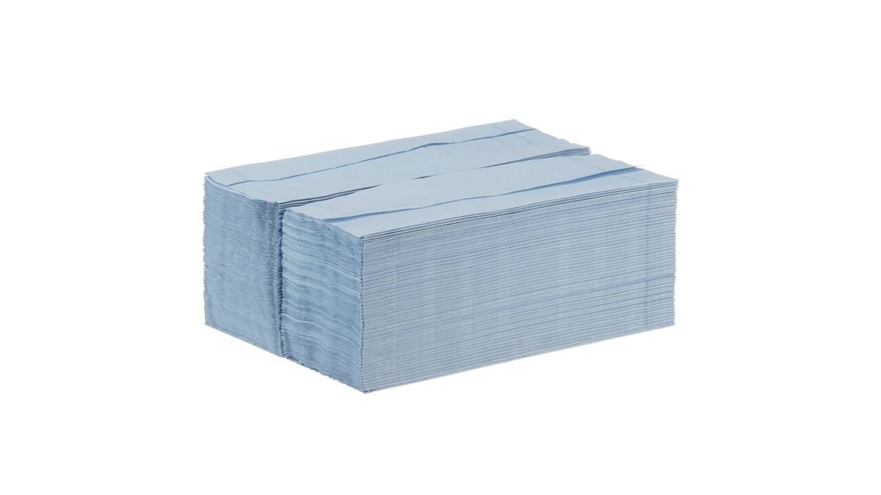 Poetsdoek WypAll L20 GeneralClean 420x330mm 280vel dispenserdoos blauw 7400