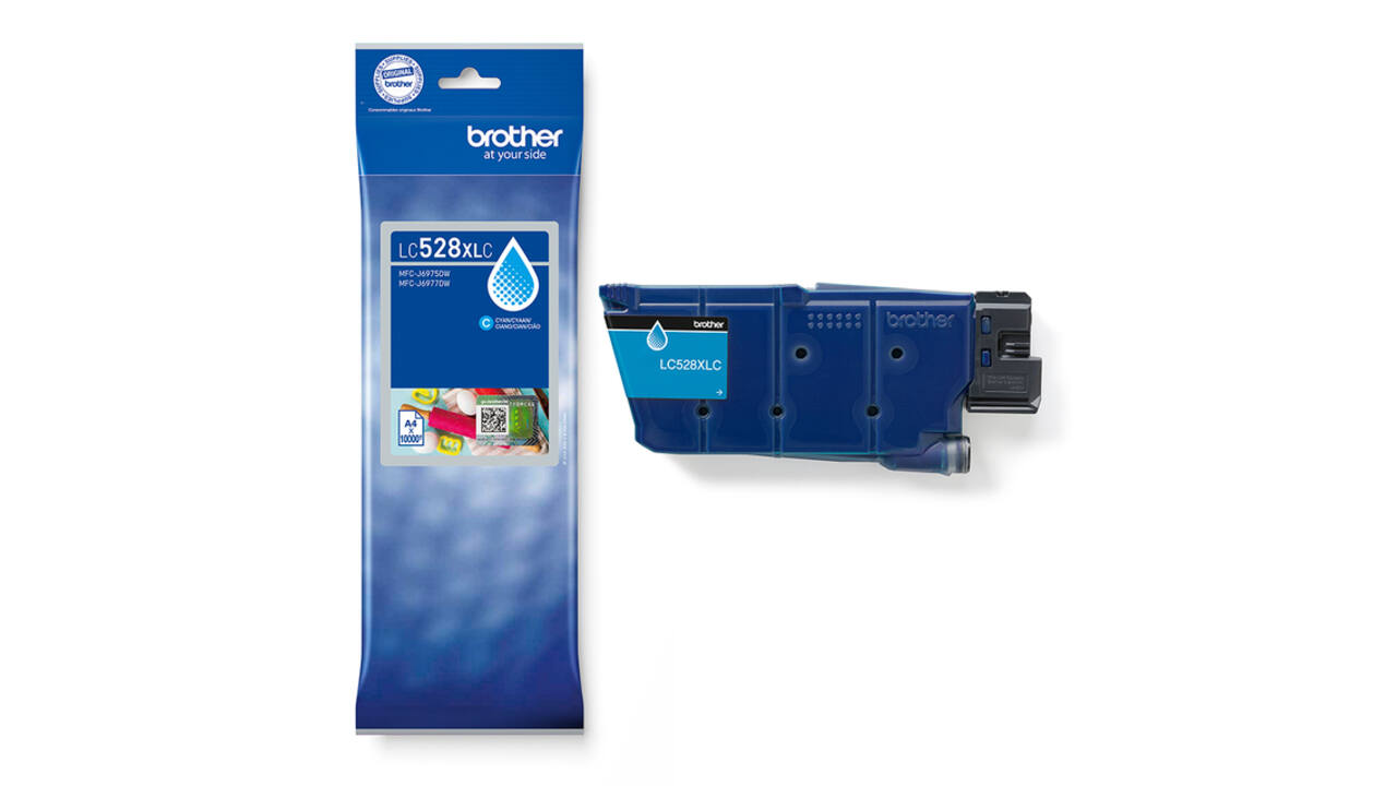 Inktcartridge Brother LC-528XLC blauw