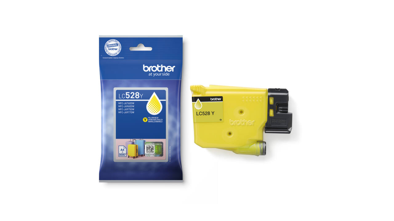 Inktcartridge Brother LC-528Y geel