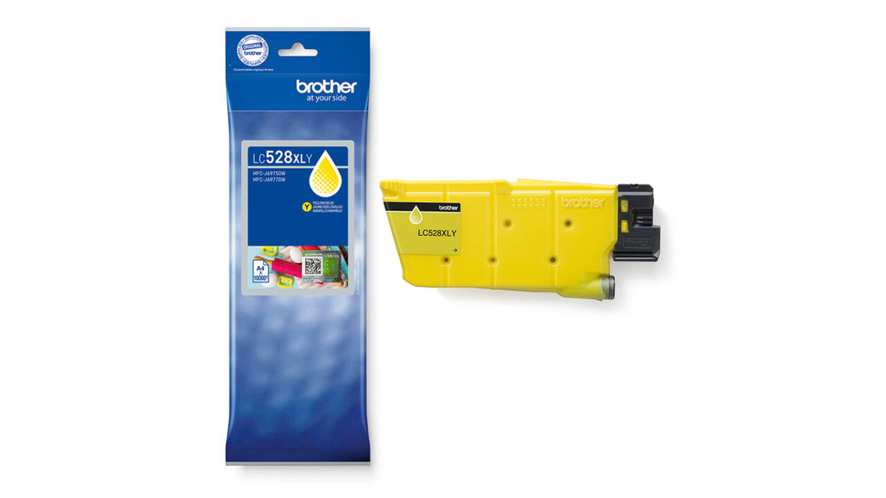 Inktcartridge Brother LC-528XLY geel