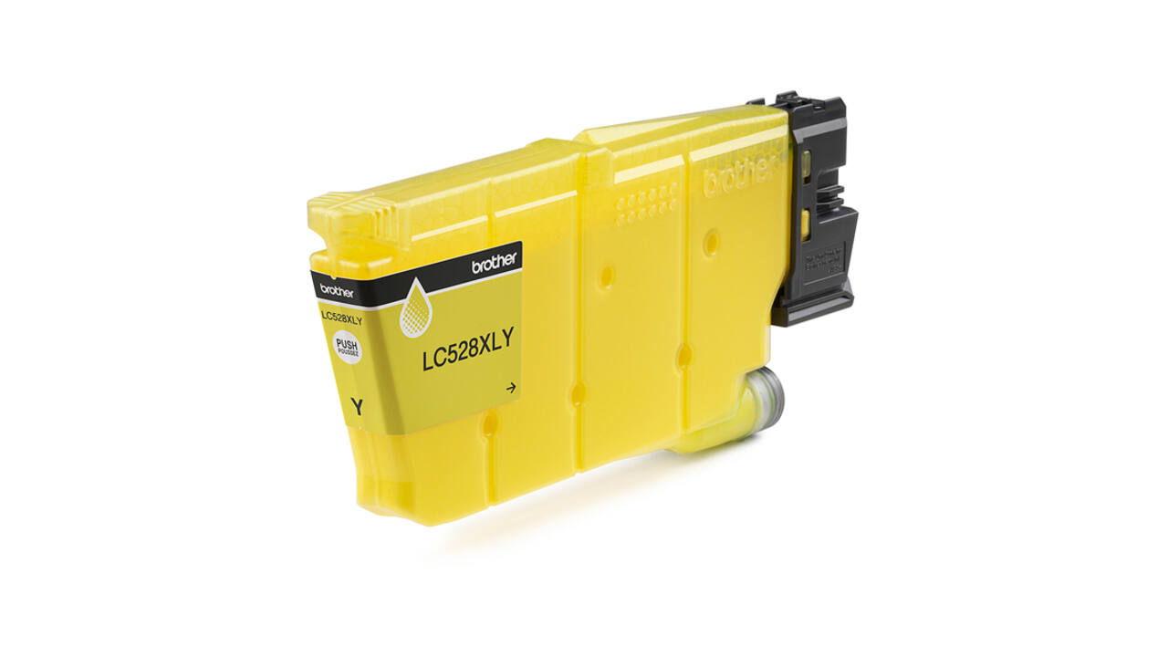 Inktcartridge Brother LC-528XLY geel