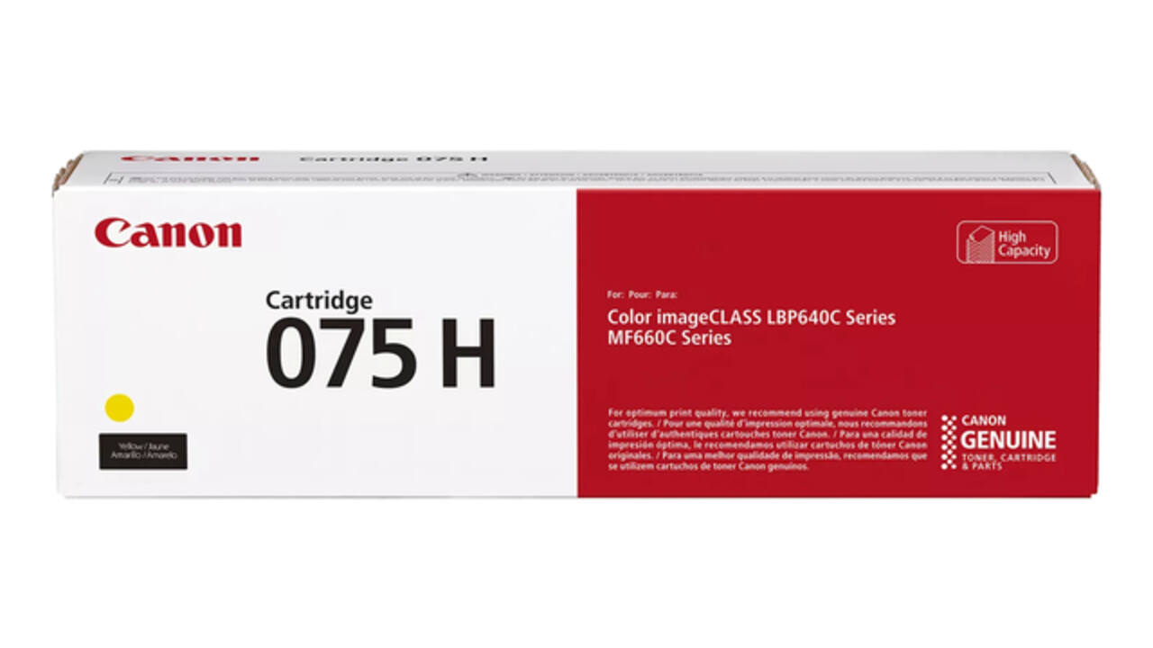 Tonercartridge Canon 075HY geel
