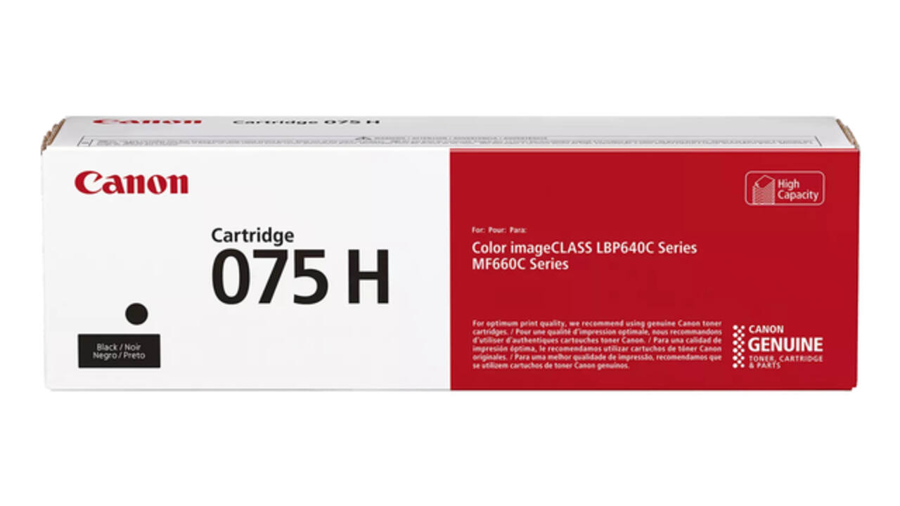 Tonercartridge Canon 075HBK zwart