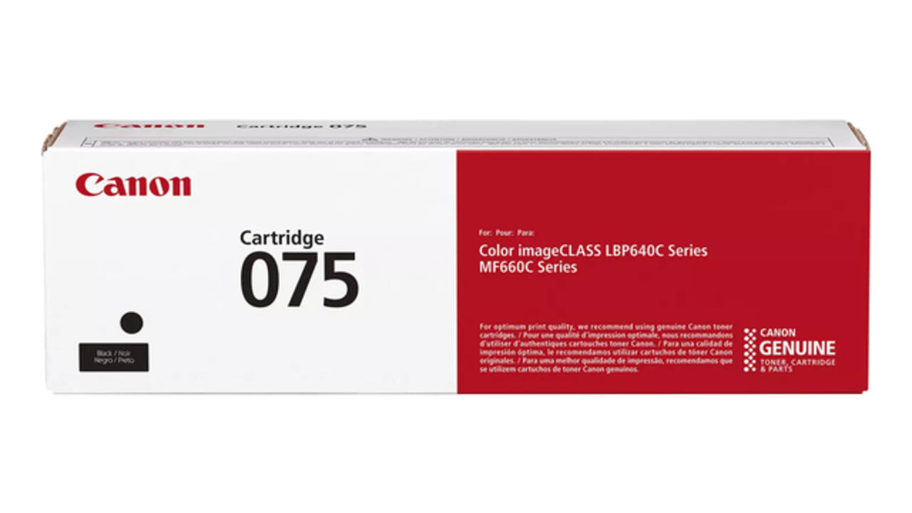 Tonercartridge Canon 075BK zwart