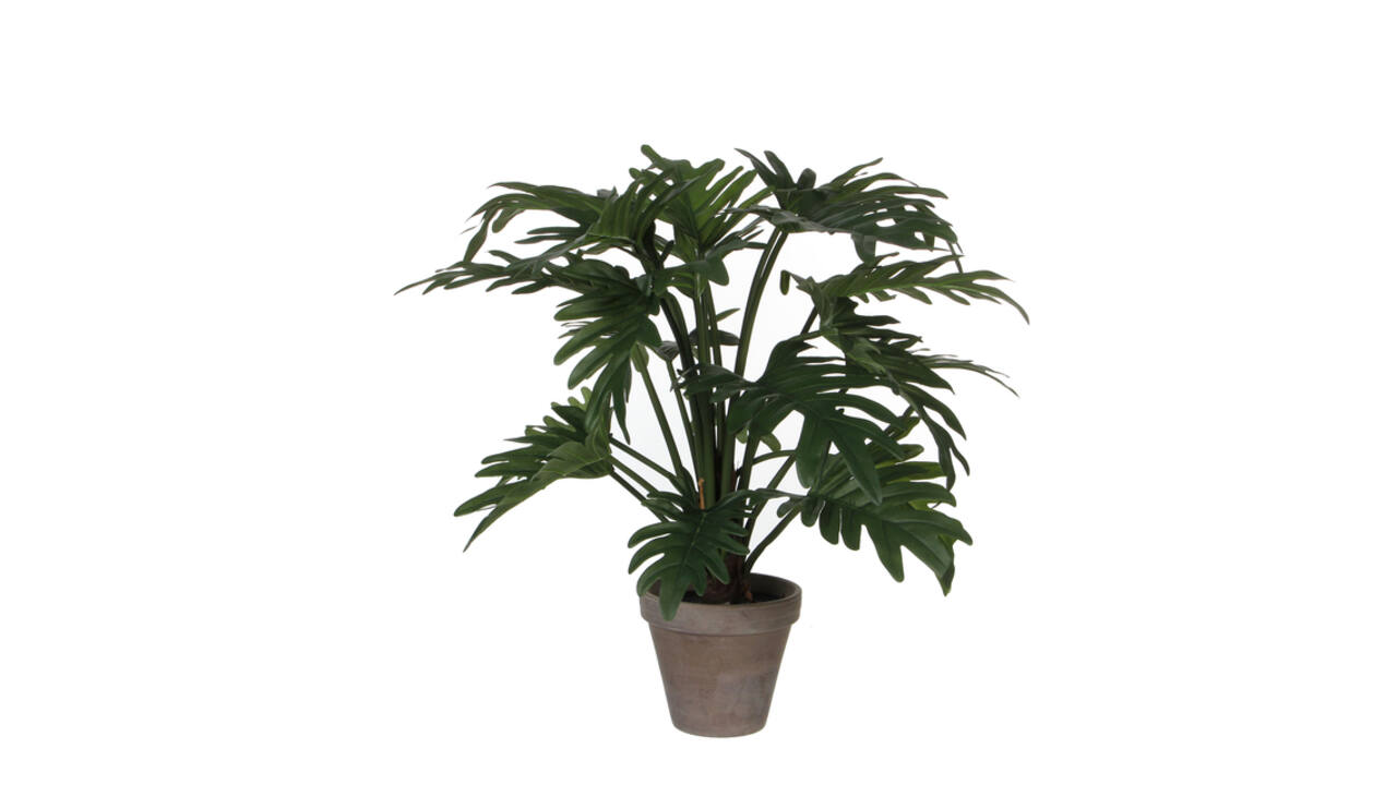 Kunstplant Mica Philodendron selloum groen in pot Ø60cm 50cm