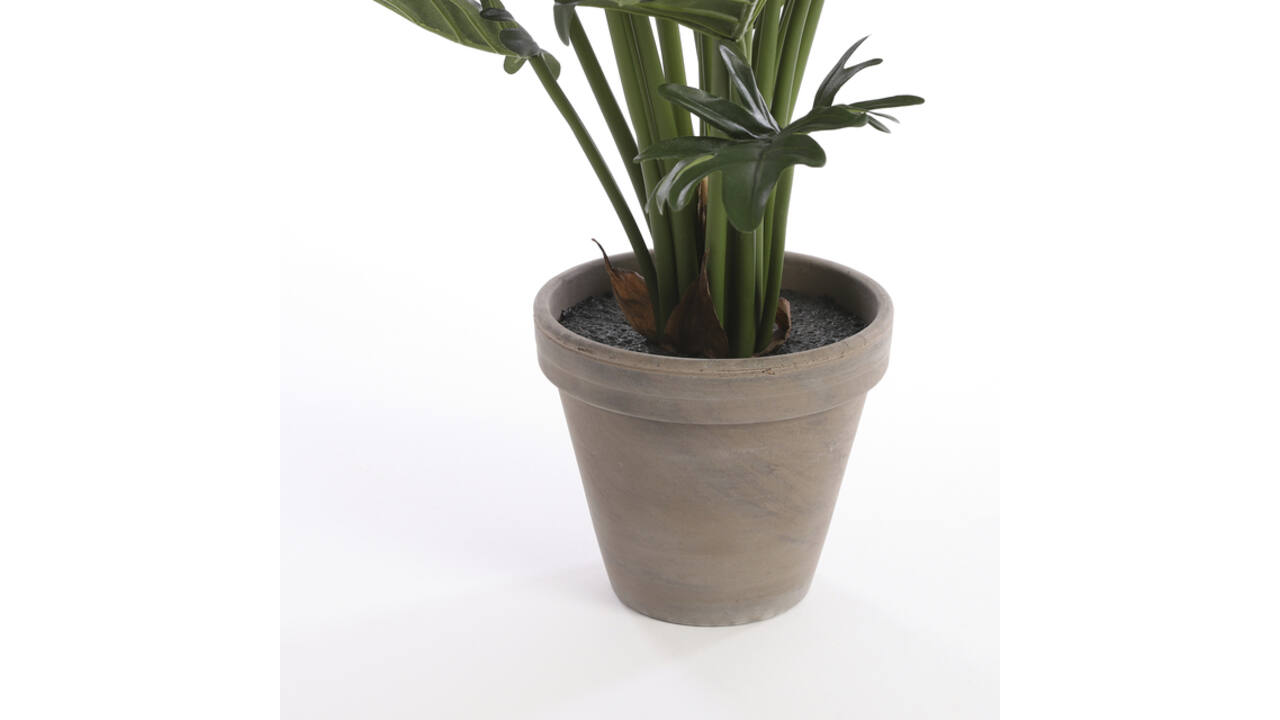 Kunstplant Mica Philodendron selloum groen in pot Ø60cm 50cm
