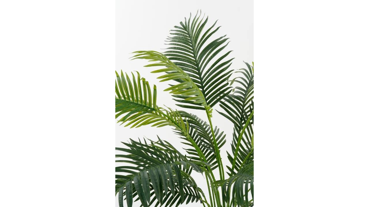Kunstplant Mica Areca palm in pot groen waterproof