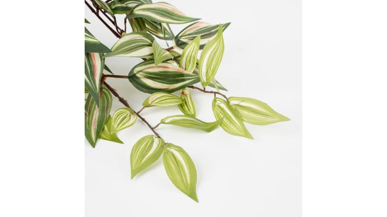 Kunstplant Mica Tradescantia hangend groen Ø25 45cm