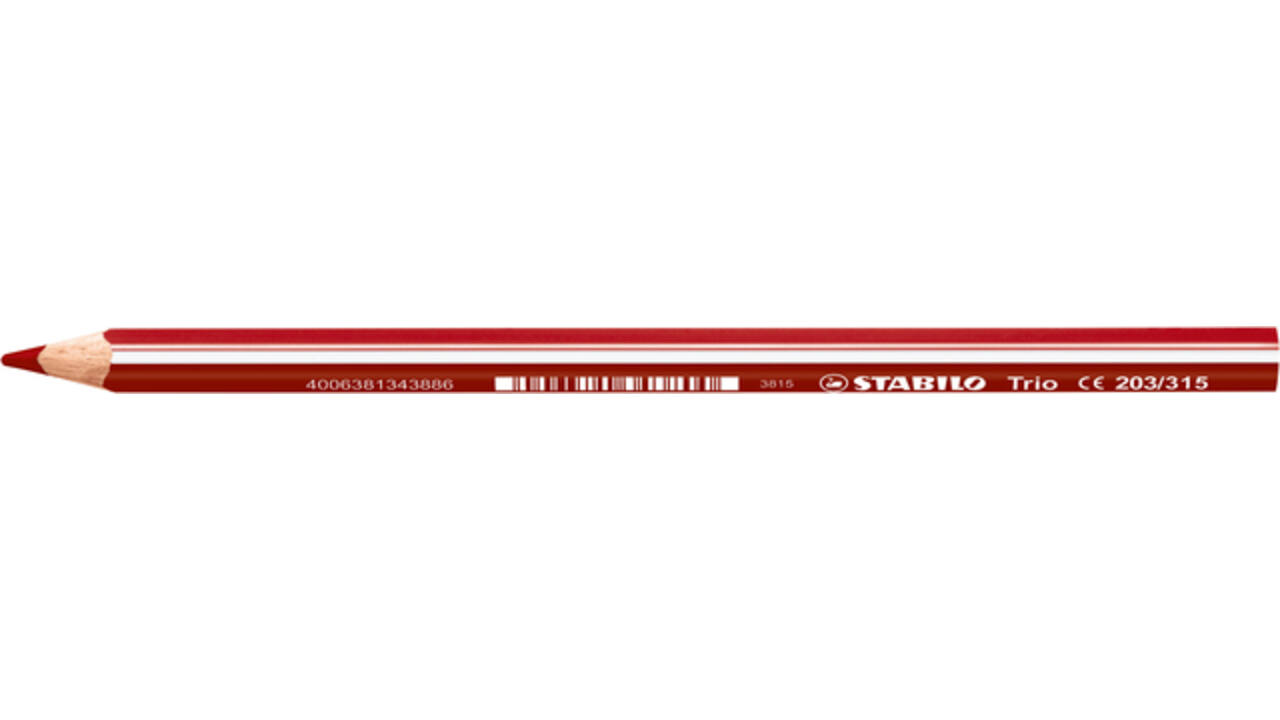 Kleurpotloden STABILO 203 Trio dik assorti classpack à 96 stuks