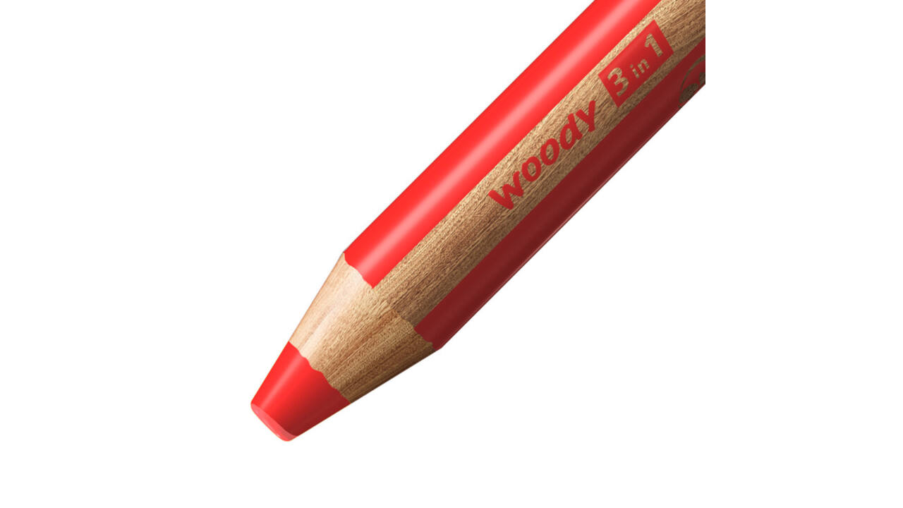 Kleurpotloden STABILO 882 woody 3 in 1 incl 3 slijpers classpack 38st