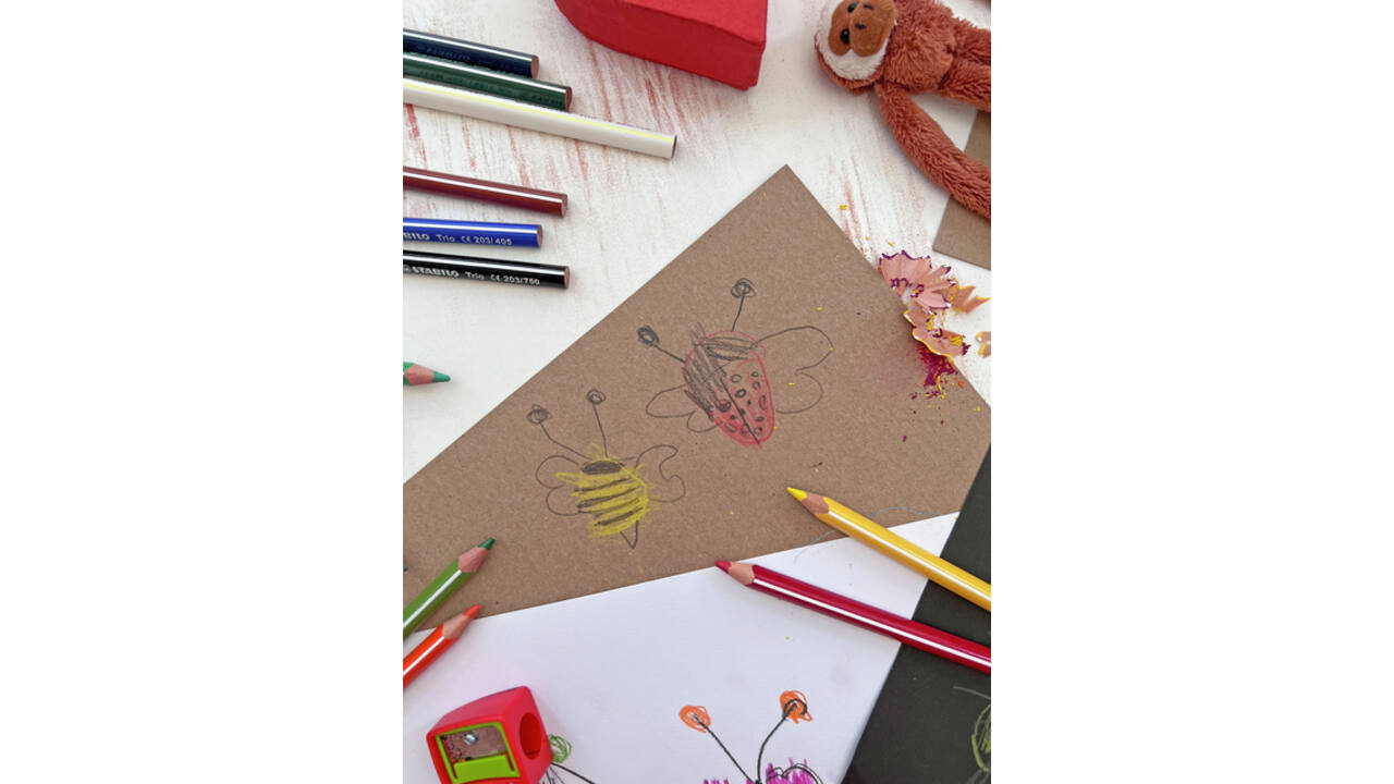 Kleurpotloden STABILO 203 Trio dik assorti classpack à 300 stuks