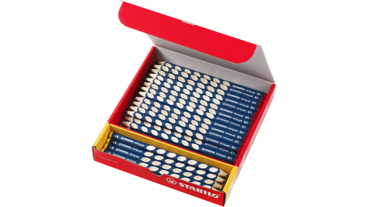 Potlood STABILO Easygraph grafiet 321 HB classpack à 48 stuks