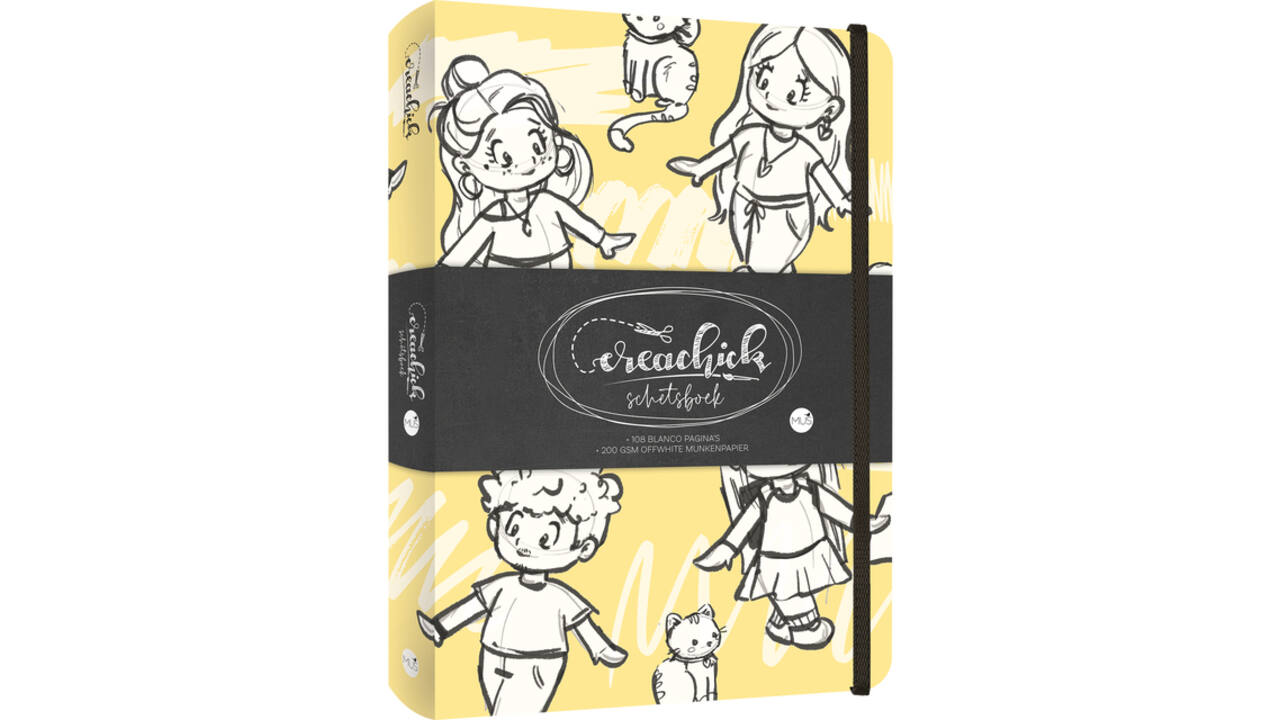 Schetsboek CreaChick Yellow