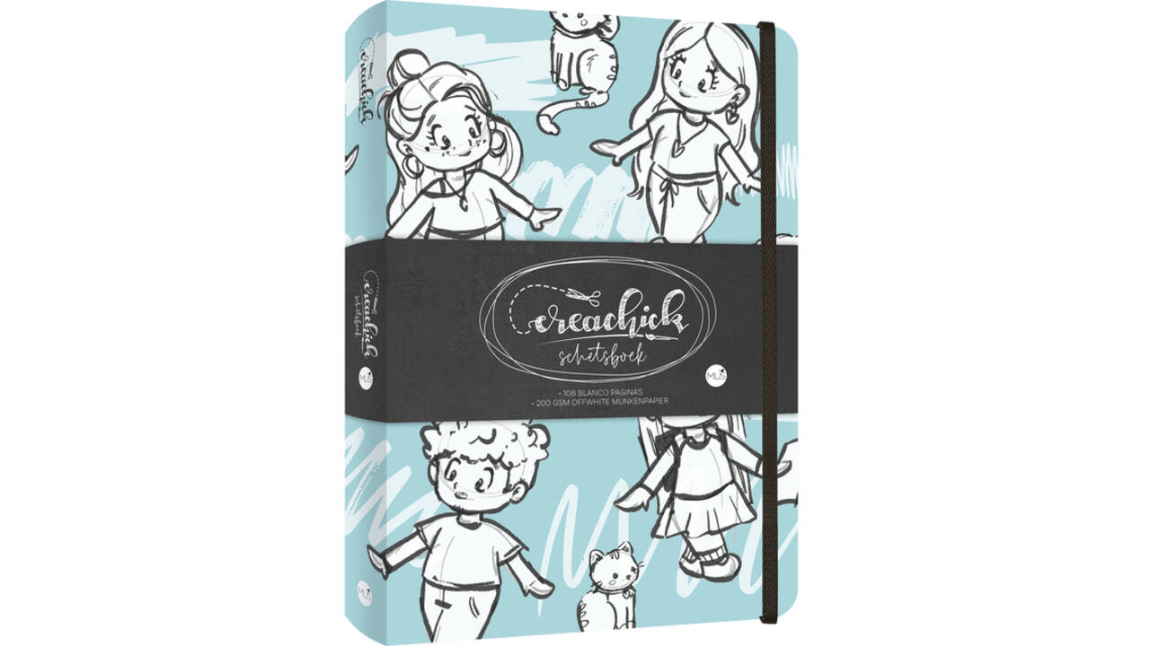 Schetsboek CreaChick Blue