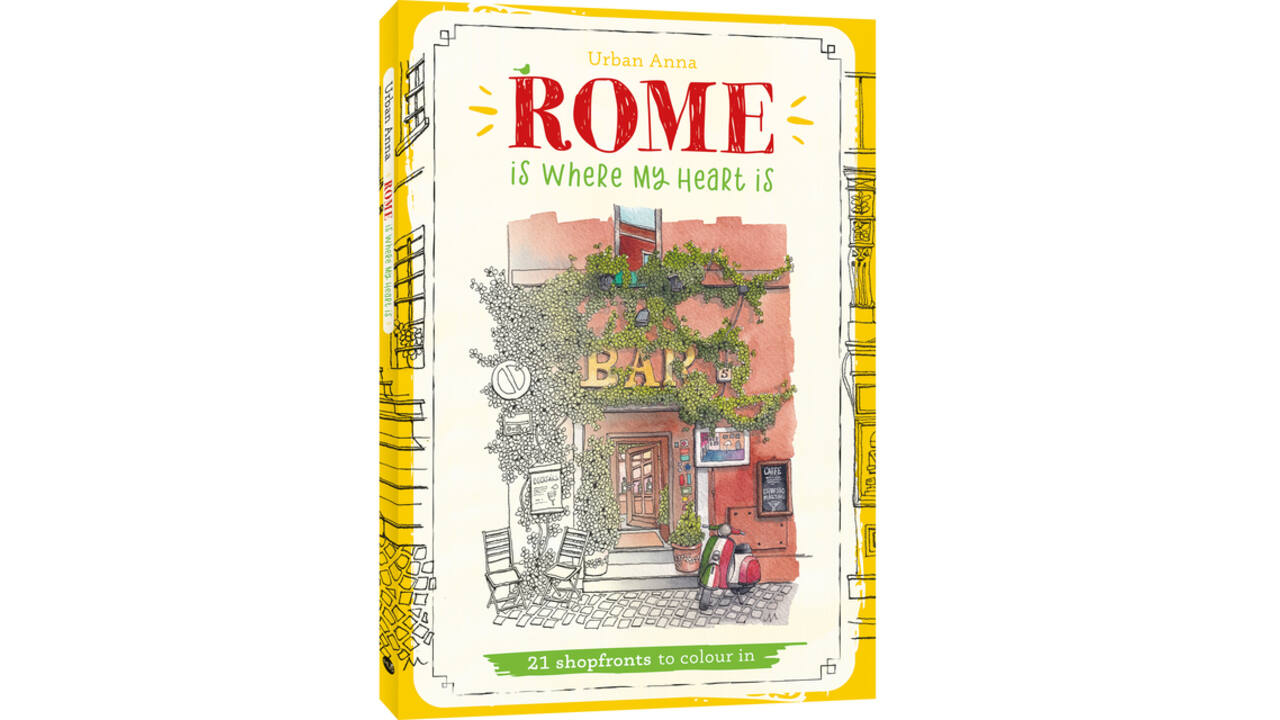 Kleurboek Urban Anna Rome is where my heart is