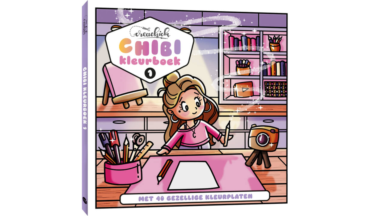 Kleurboek CreaChick Chibi