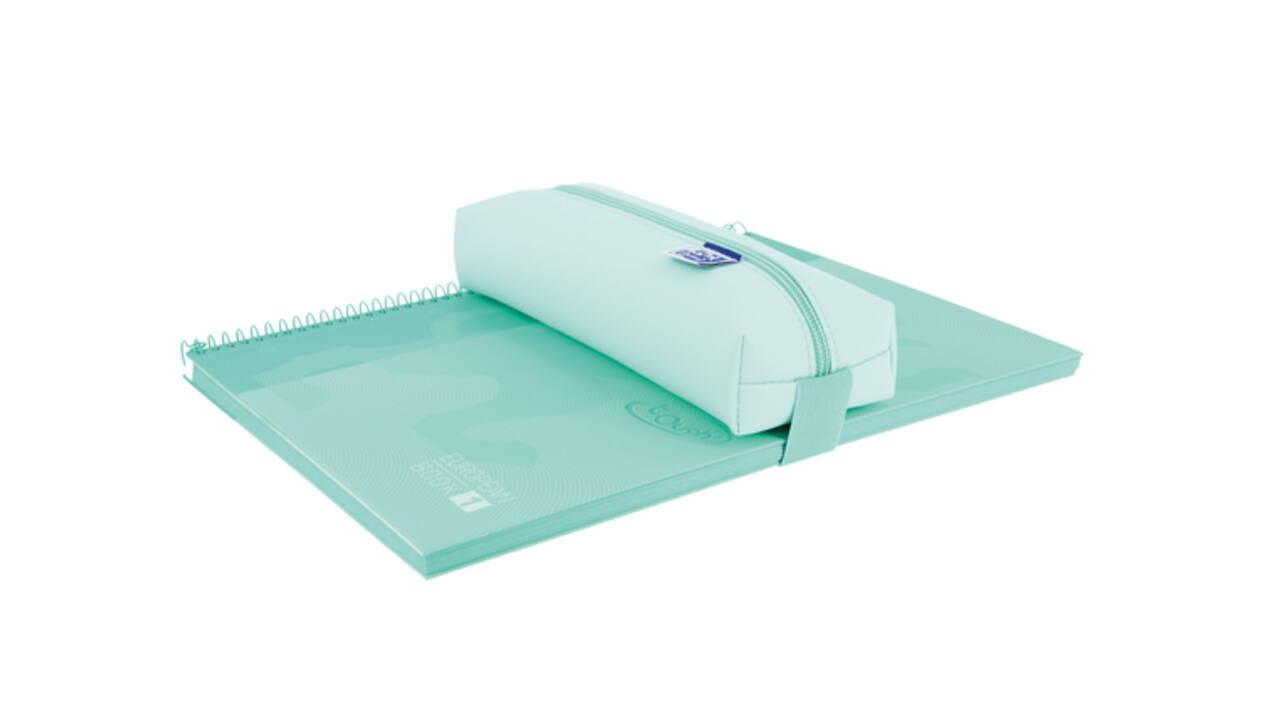 Pennenetui Oxford Live & Go pastel blauw