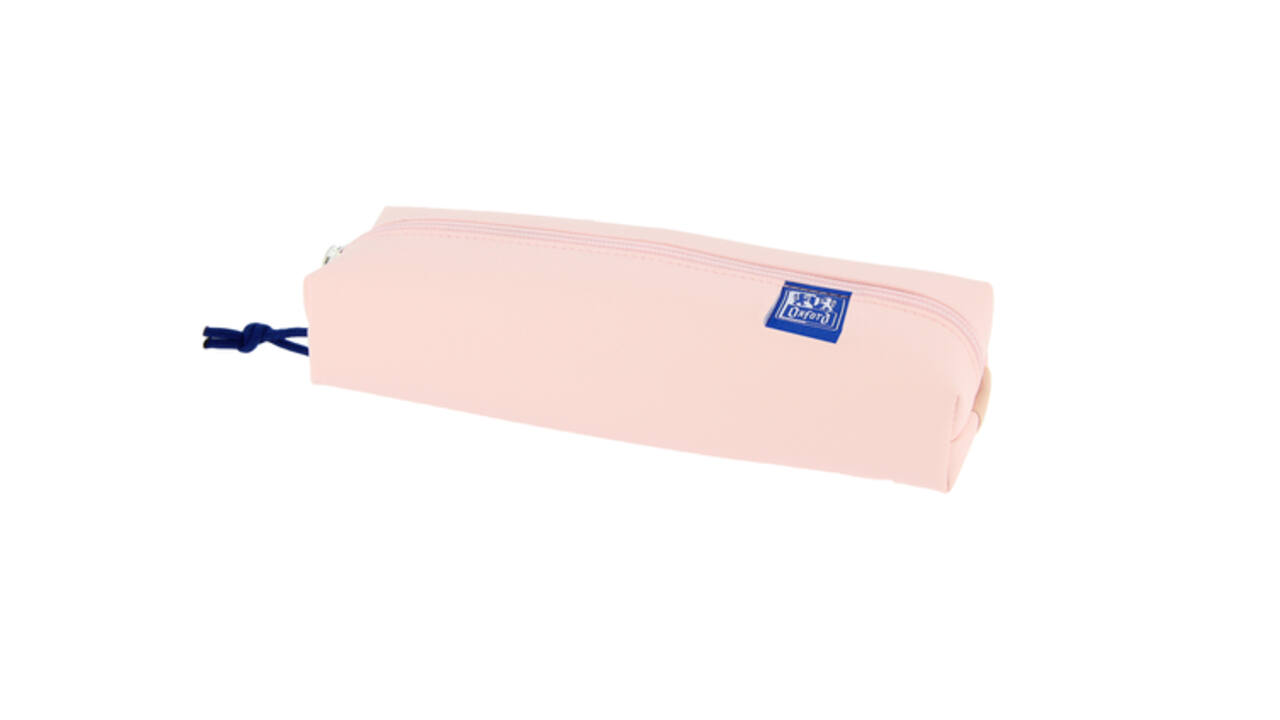 Pennenetui Oxford Live & Go pastel roze