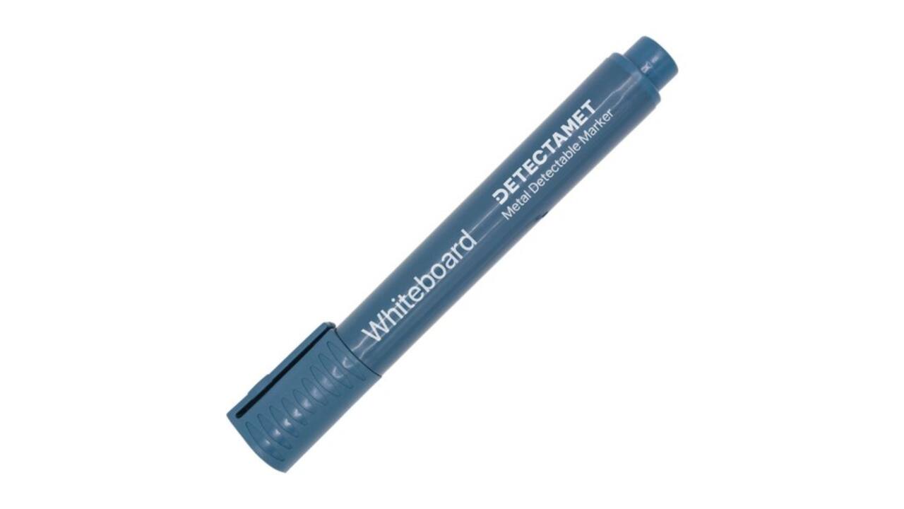 Whiteboardmarker detectie Detectamet schuin blauw