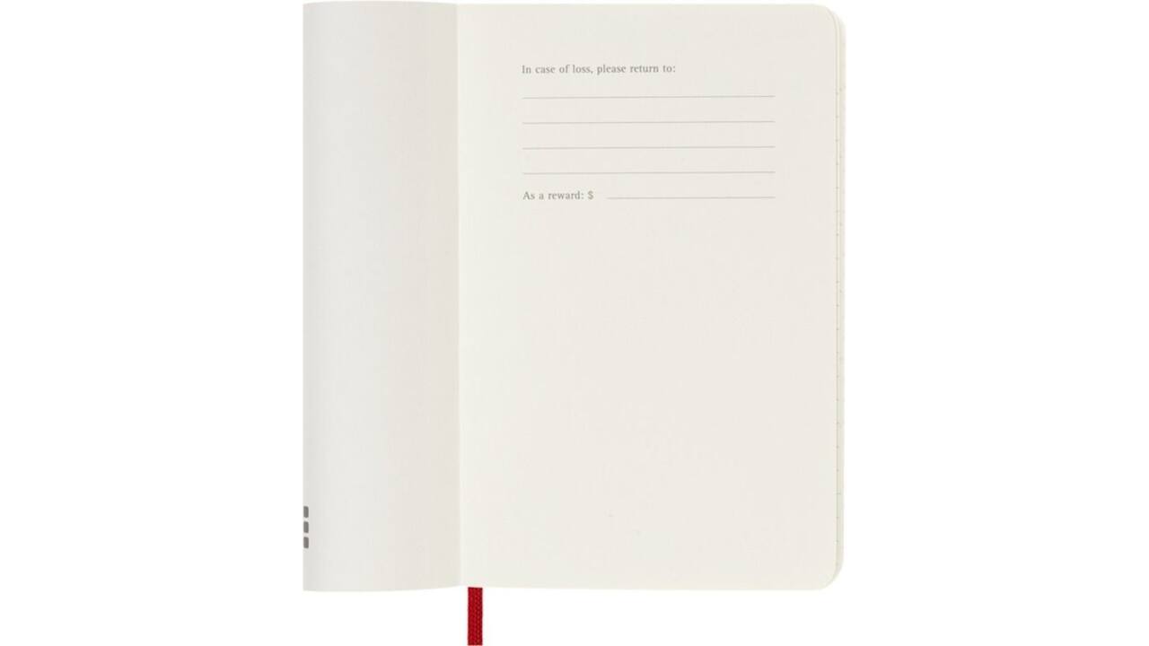 Agenda 2027 Moleskine 12M Planner Weekly 7dagen/1pagina pocket sc scarlet red