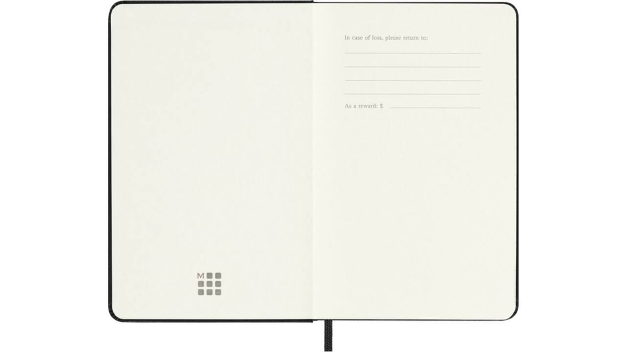 Agenda 2027 Moleskine 18M Planner Weekly 7dagen/1pagina pocket hc black