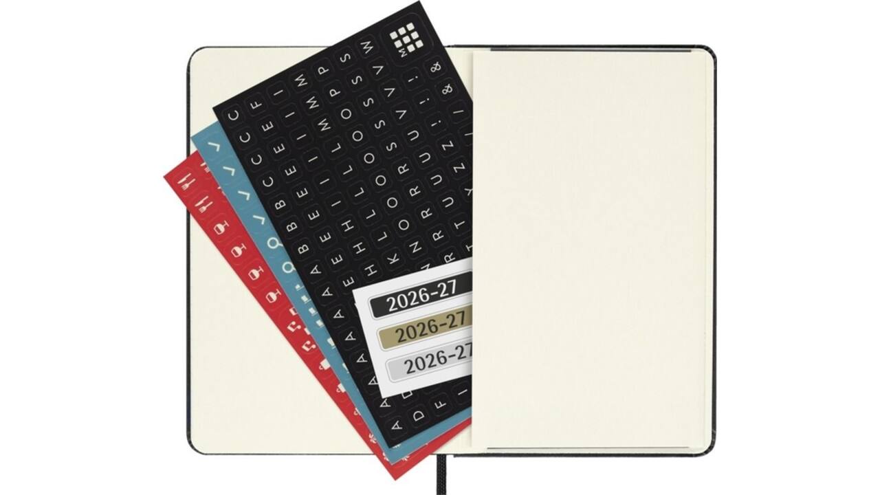 Agenda 2027 Moleskine 18M Planner Weekly 7dagen/1pagina pocket hc black