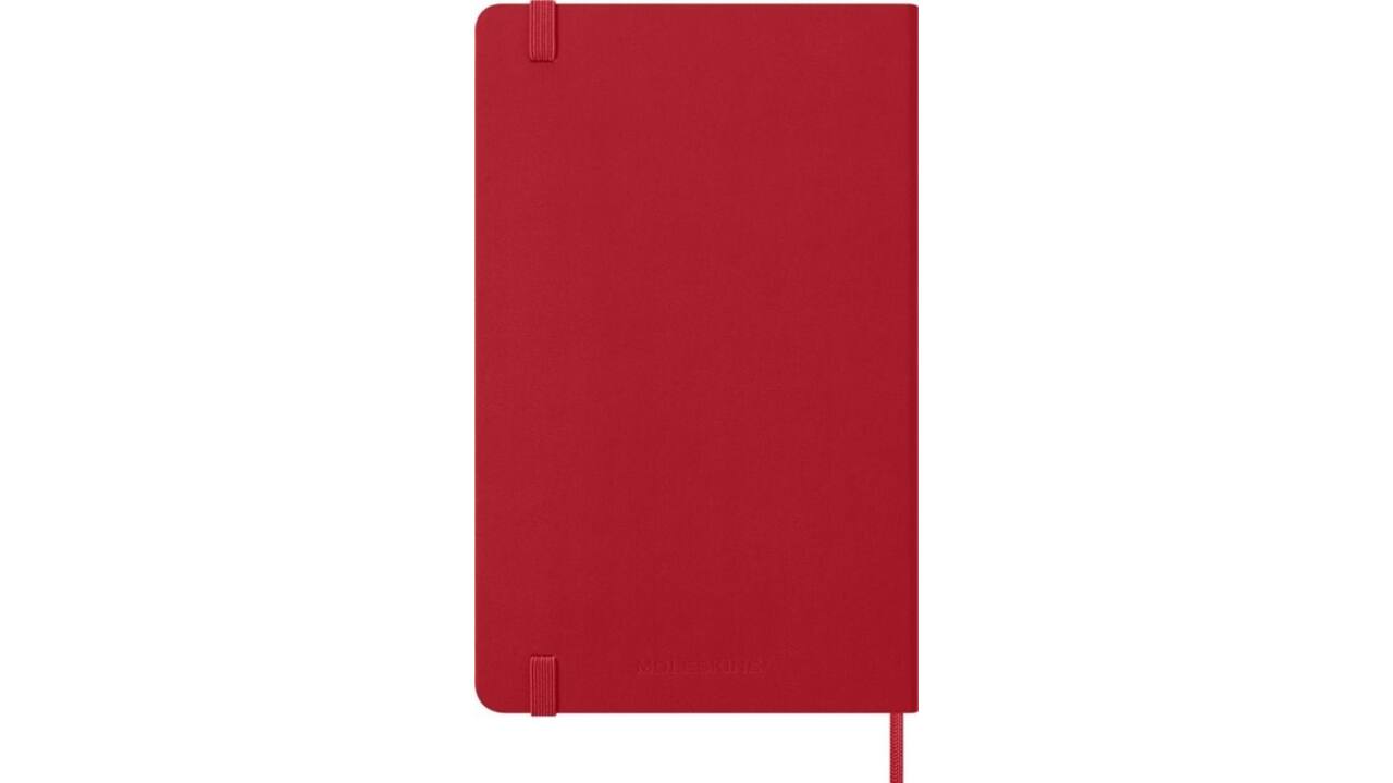 Agenda 2027 Moleskine 12M Planner Weekly 7dagen/1pagina large hc scarlet red