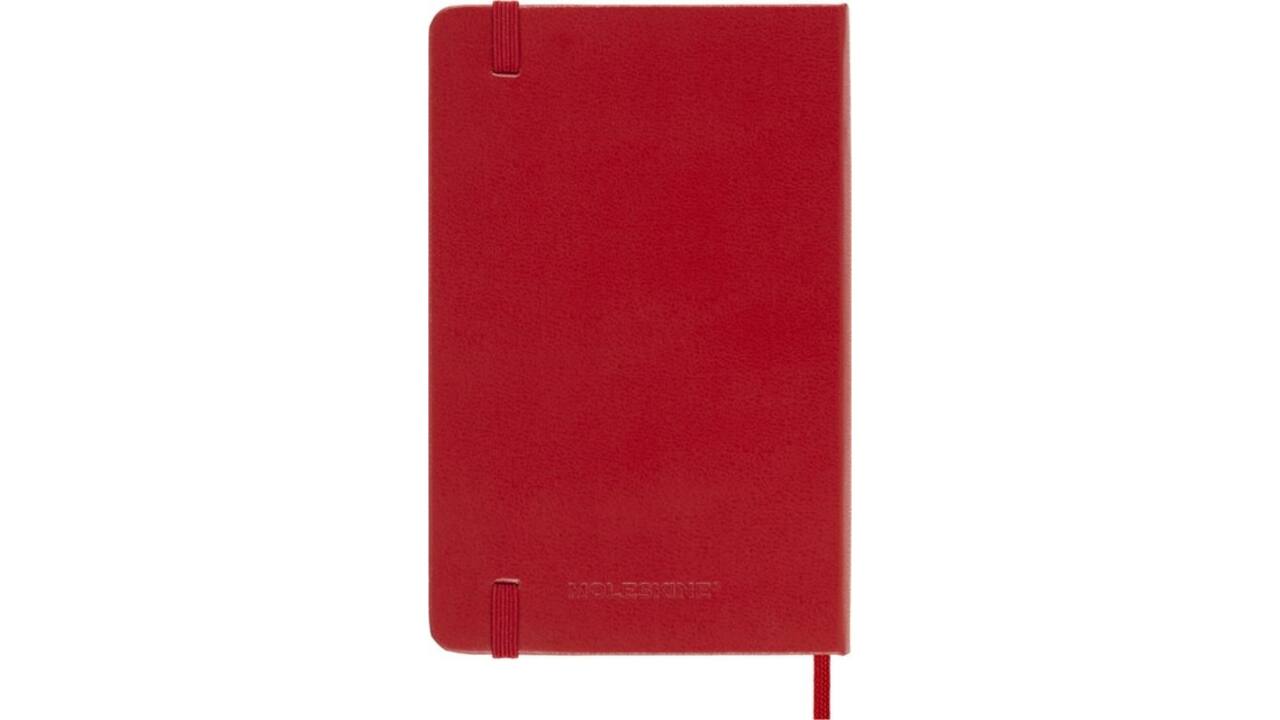 Agenda 2027 Moleskine 12M Planner Weekly 7dagen/1pagina pocket hc scarlet red