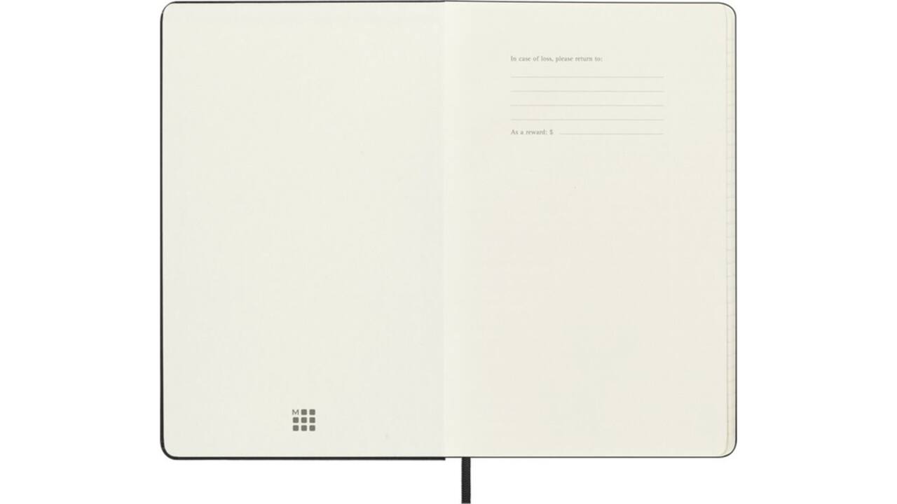 Agenda 2027 Moleskine 18M Planner Weekly 7dagen/1pagina large hc black