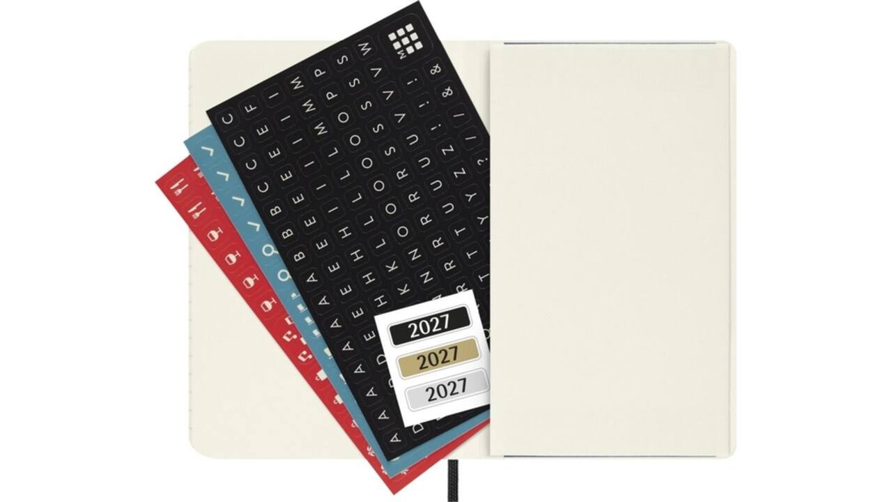 Agenda 2027 Moleskine 12M Planner Weekly 7dagen/1pagina pocket sc black