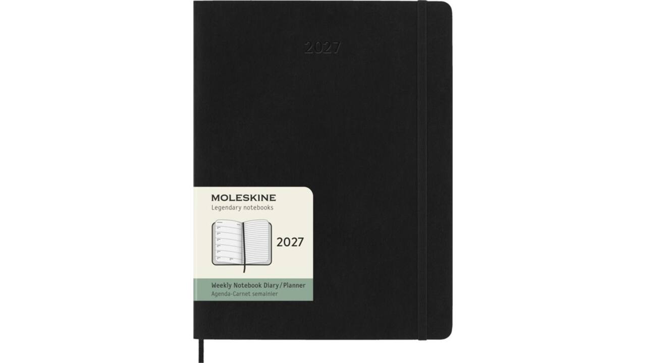 Agenda 2027 Moleskine 12M Planner Weekly 7dagen/1pagina xl sc black