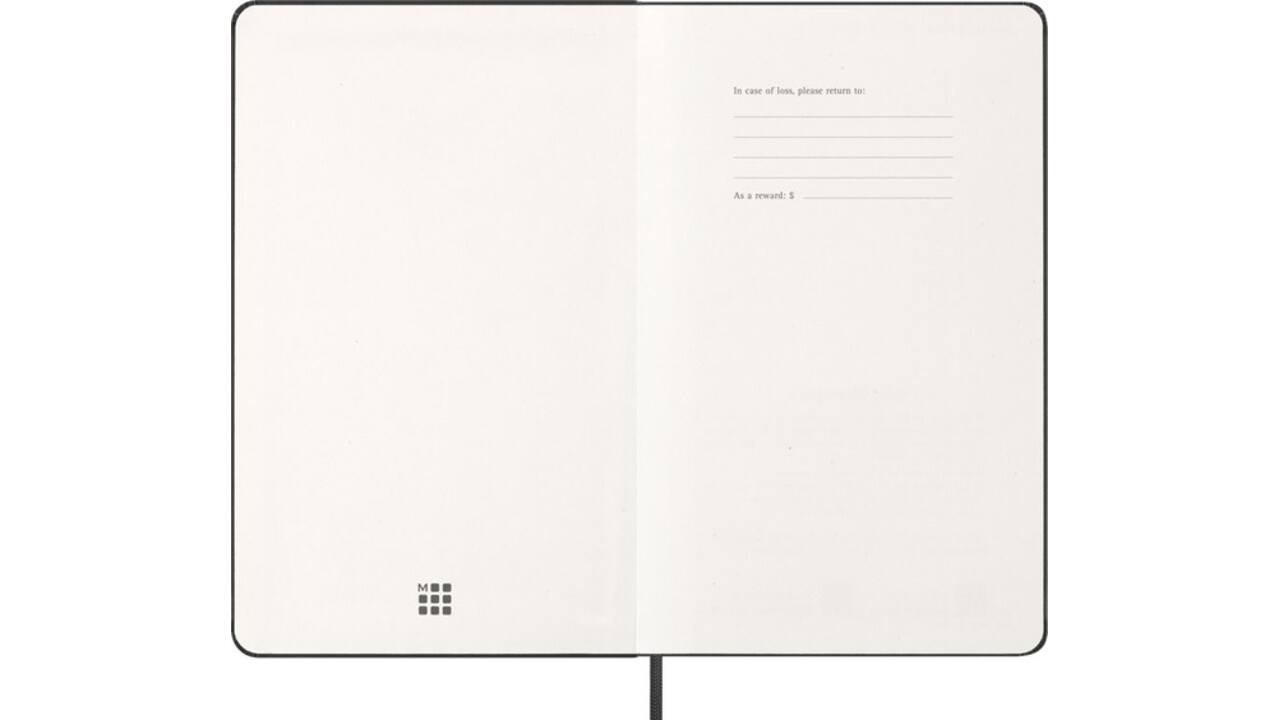 Agenda 2027 Moleskine 12M Planner Weekly 7dagen/2pagina's large hc black