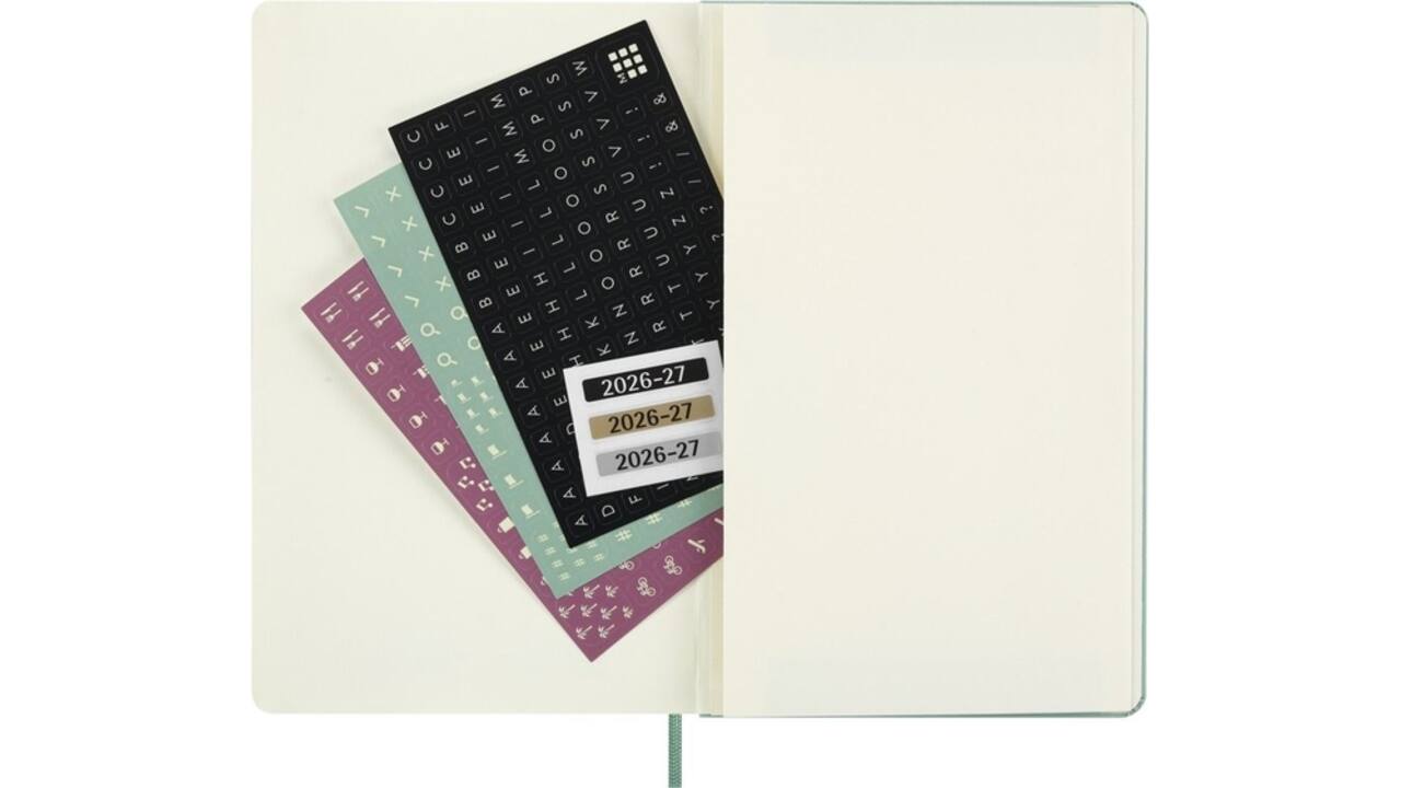 Agenda 2027 Moleskine 18M Planner Weekly 7dagen/1pagina large hc sage green