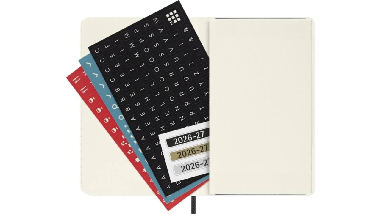 Agenda 2027 Moleskine 18M Planner Weekly 7dagen/1pagina pocket sc black