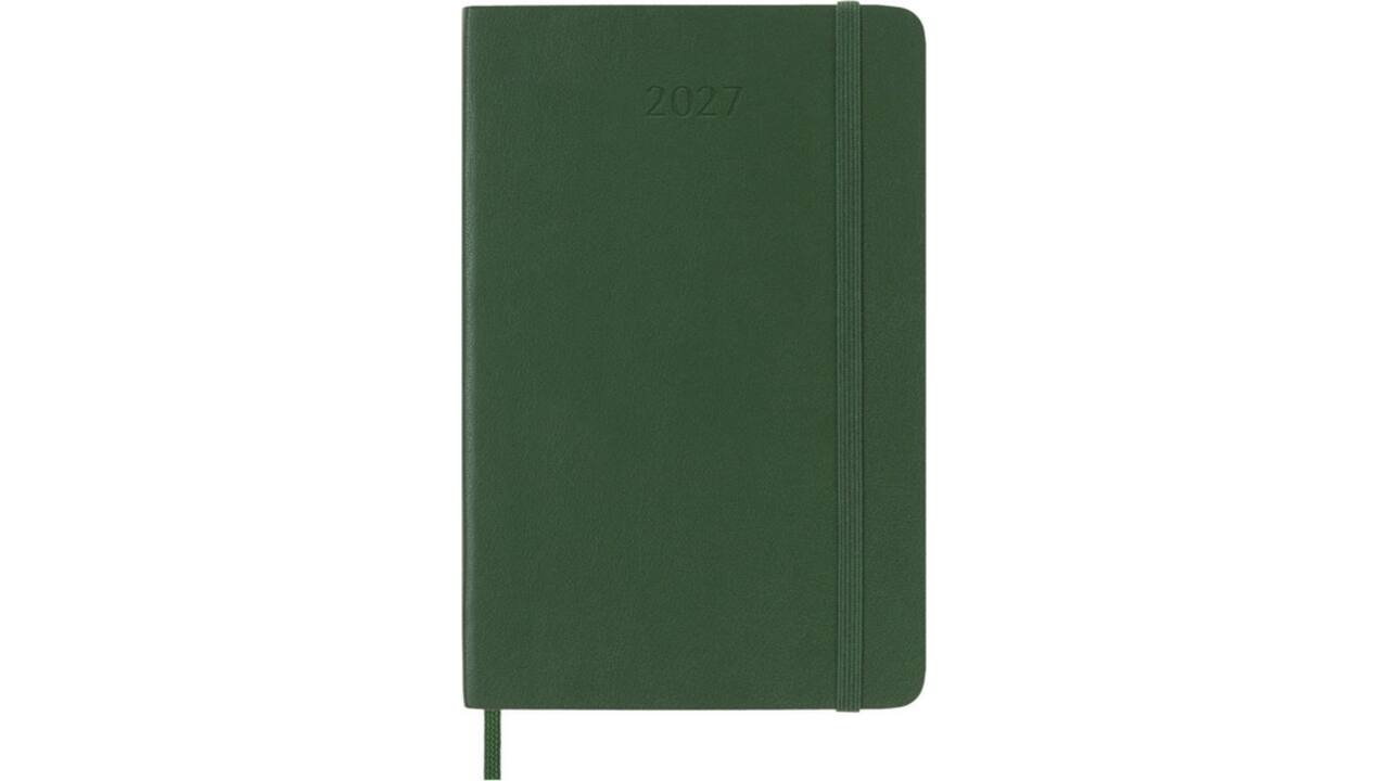 Agenda 2027 Moleskine 12M Planner Weekly 7dagen/1pagina pocket sc myrtle green