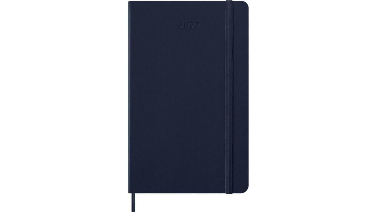 Agenda 2027 Moleskine 12M Planner Weekly 7dagen/1pagina large hc sapphire blue