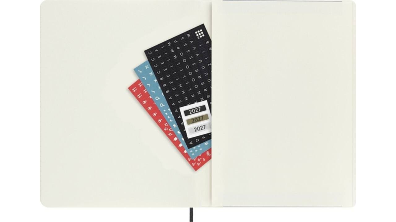 Agenda 2027 Moleskine 18M Planner Weekly 7dagen/1pagina xl sc black