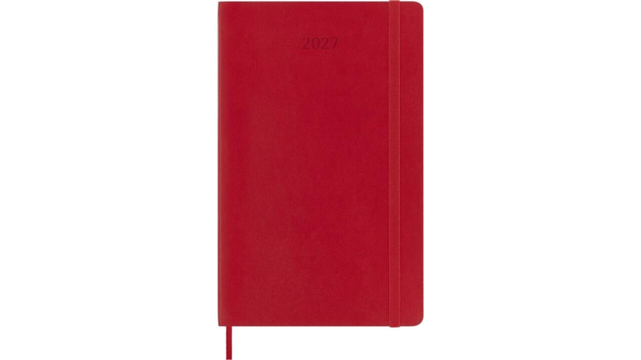 Agenda 2027 Moleskine 12M Planner Weekly 7dagen/1pagina large sc scarlet red