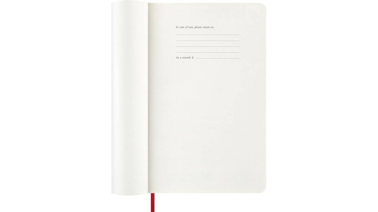 Agenda 2027 Moleskine 12M Planner Weekly 7dagen/1pagina large sc scarlet red